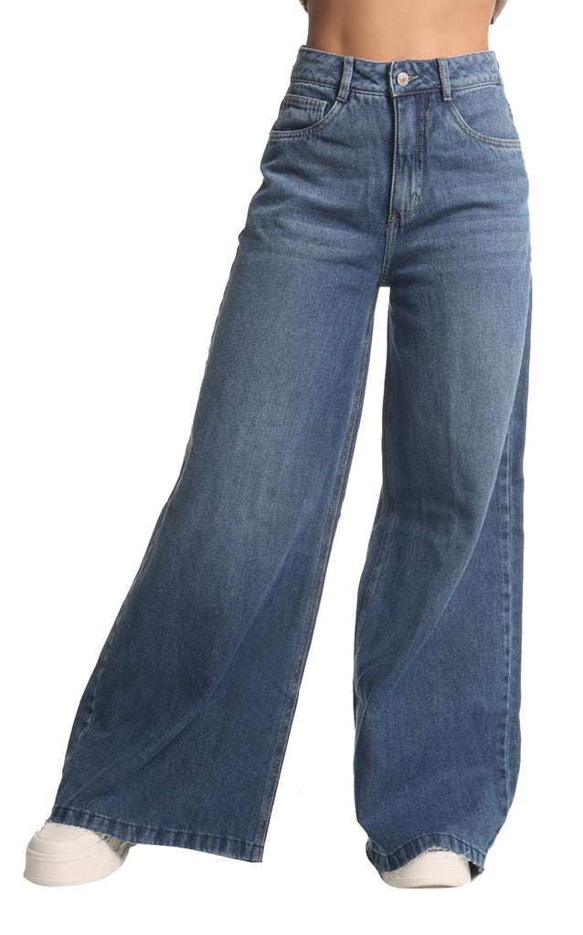 Jean Wide Leg Azul Medio - Navissi Clothing ♡