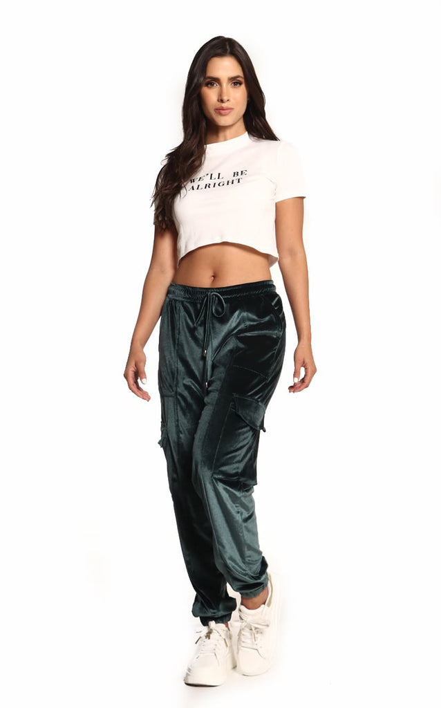 Jogger Cargo Verde Botella - Navissi Clothing ♡