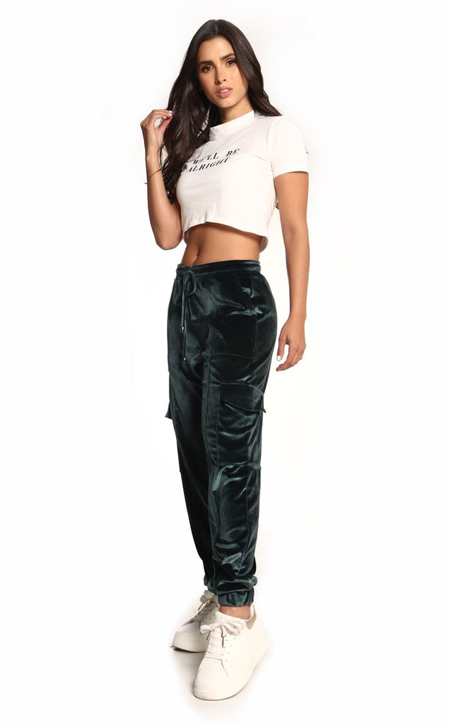 Jogger Cargo Verde Botella - Navissi Clothing ♡