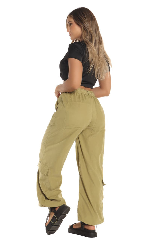 Pantalón Cargo Verde Pistacho - Navissi Clothing ♡