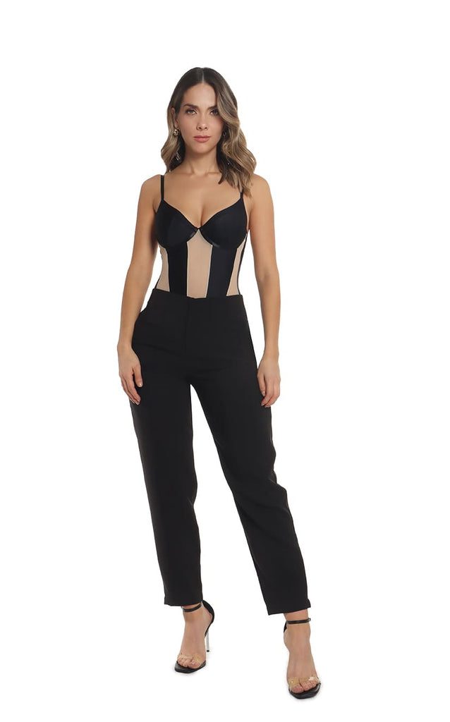 Pantalón Negro Tipo Sastre - Navissi Clothing ♡
