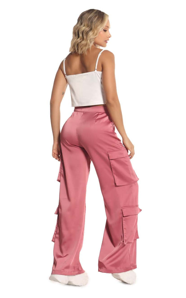 Pantalón Rosa Cargo - Navissi Clothing ♡