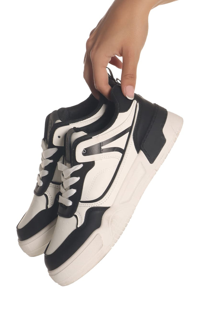 Tenis Bicolor Negro - Navissi Clothing ♡