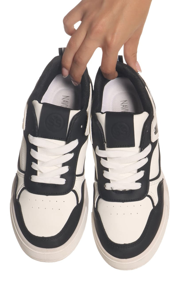 Tenis Bicolor Negro - Navissi Clothing ♡