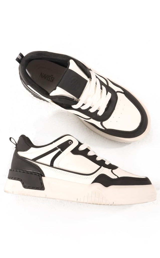 Tenis Bicolor Negro - Navissi Clothing ♡