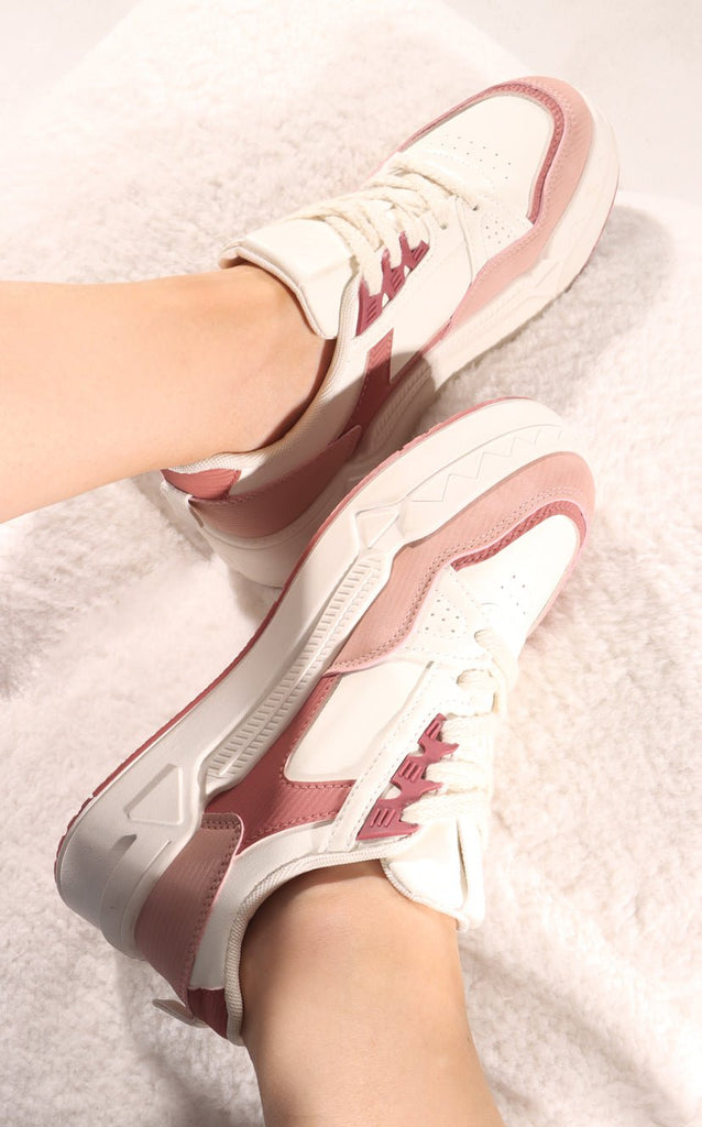 Tenis Bicolor Rosa - Navissi Clothing ♡