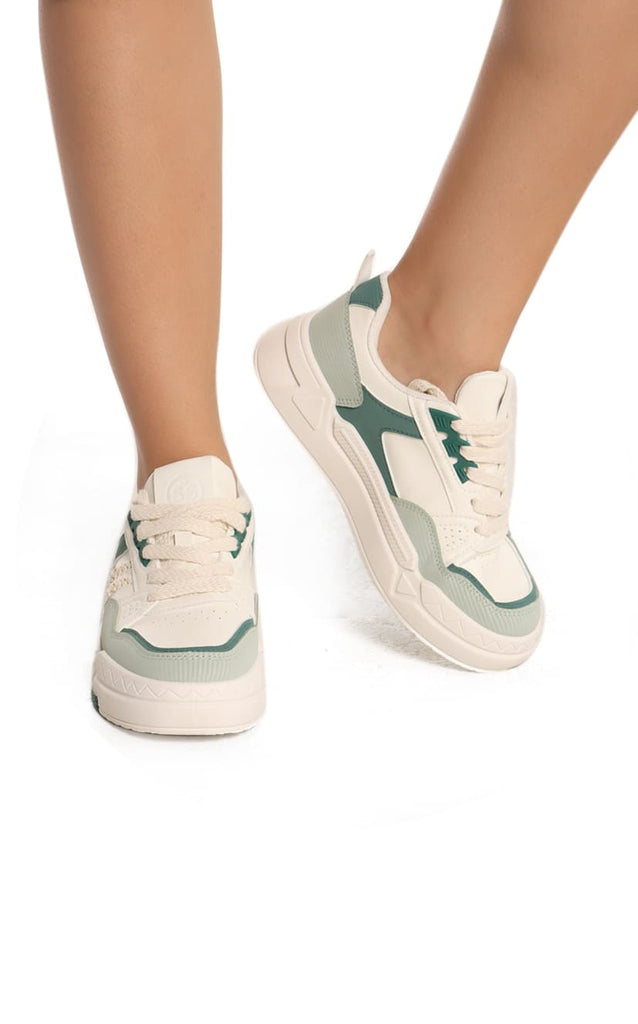 Tenis Bicolor Verde - Navissi Clothing ♡