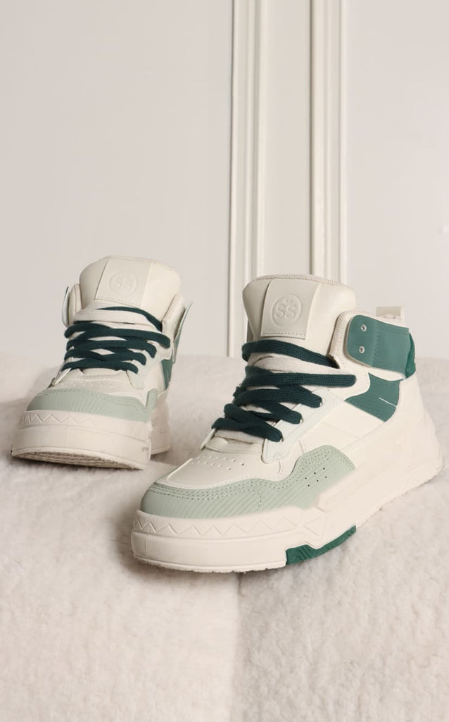 Tenis Bota Bicolor Verde - Navissi Clothing ♡