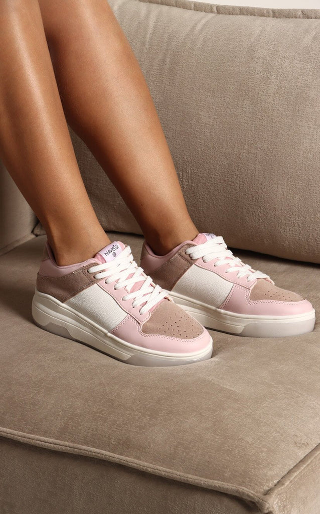 Tenis Marfil Con Rosa - Navissi Clothing ♡